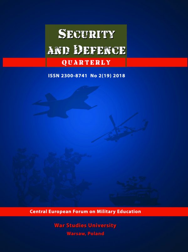 Security and Defence Quarterly Nr 2 (19) 2018