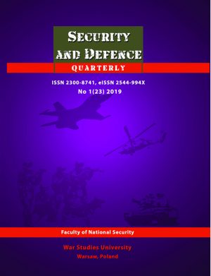 Security and Defence Quarterly Nr 1 (23) 2019