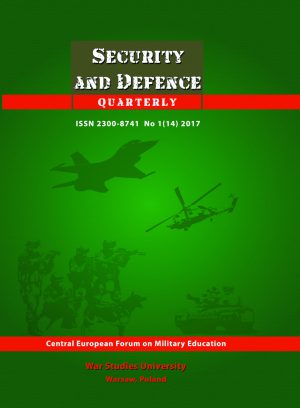 Security and Defence Quarterly Nr 1 (14) 2017