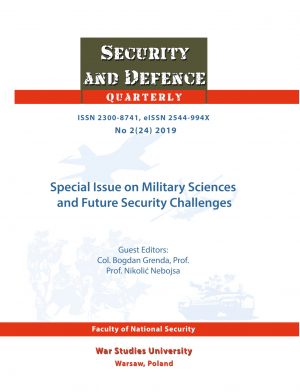 Security and Defence Quarterly Nr 2 (24) 2019