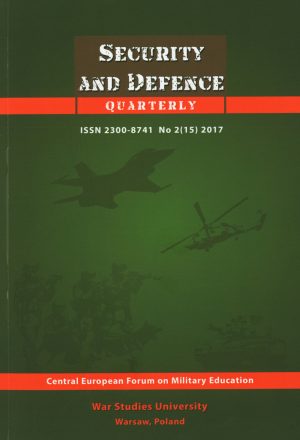 Security and Defence Quarterly Nr 2 (15) 2017