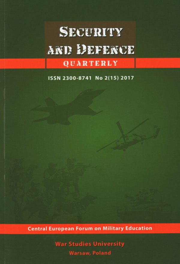 Security and Defence Quarterly Nr 2 (15) 2017