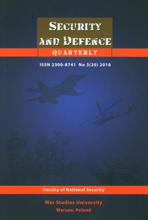Security and Defence Quarterly Nr 3 (20) 2018