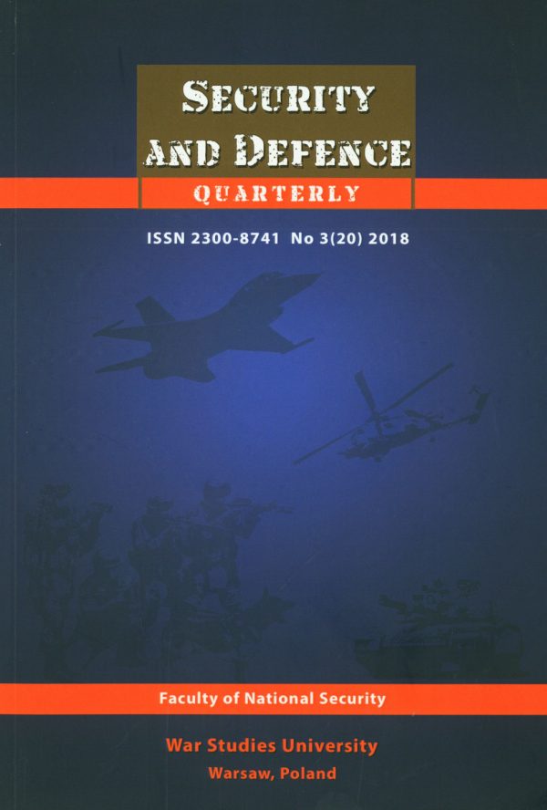 Security and Defence Quarterly Nr 3 (20) 2018