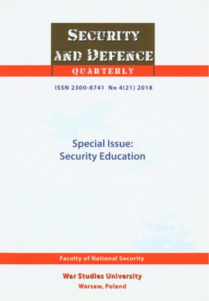 Security and Defence Quarterly Nr 4 (21) 2018