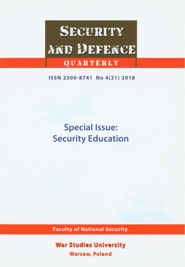 Security and Defence Quarterly Nr 4 (21) 2018