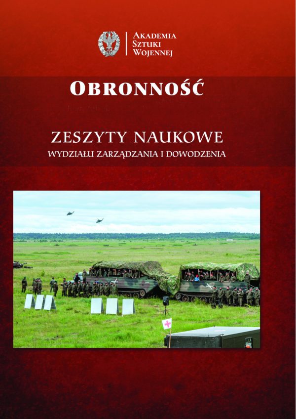 Obronność. Zeszyty Naukowe Wydziału Zarządzania i Dowodzenia 2018 Nr 3 (27) (numer archiwalny)