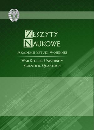 Zeszyty Naukowe Akademii Sztuki Wojennej Nr 1 (110) 2018 (numer archiwalny)