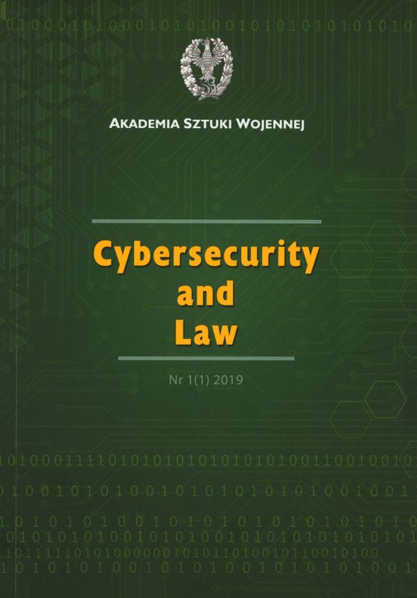 Cybersecurity and Law Nr 1(1) 2019