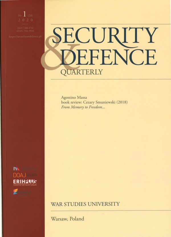 Security and Defence Quarterly Nr 1 (28) 2020