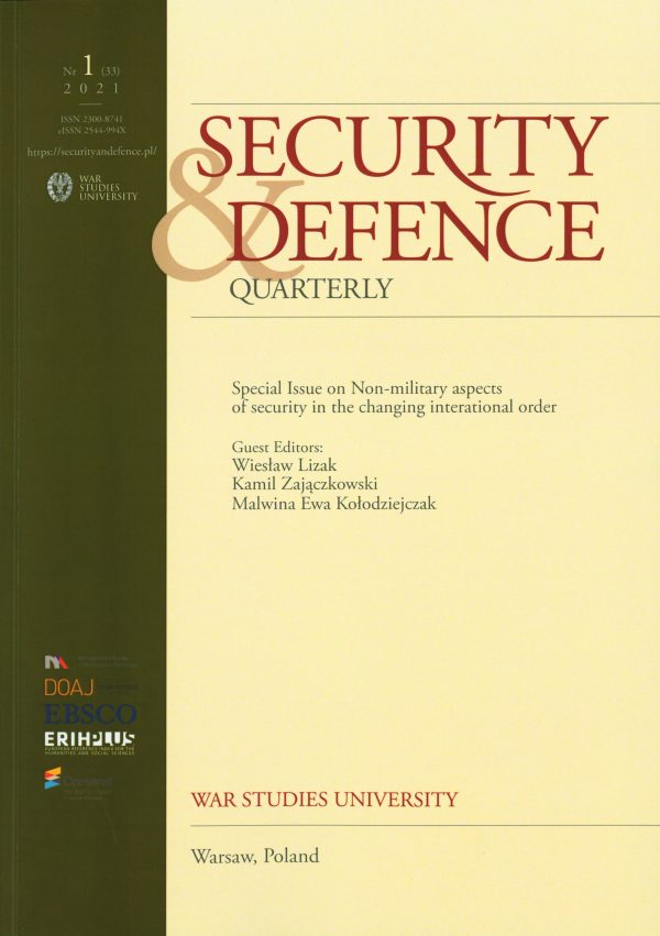 Security & Defence Quarterly Nr. 1 (33) 2021