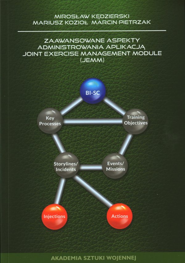 Zaawansowane aspekty administrowania aplikacją Joint Exercise Management Module (JEMM)