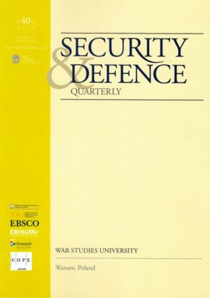 Security and Defence Quarterly Nr. 40 (4) 2022