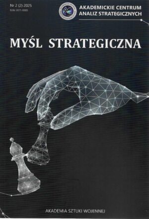 Okładka czasopisma Myśl Strategiczna Nr 2 (2) 2025, Redakcja Adam Jelonek