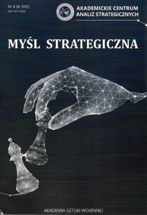 Okładka czasopisma Myśl Strategiczna Nr 4 (4) 2025