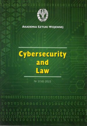 Okładka czasopisma Cybersecurity and Law Nr 2 (10) 2023, Redakcja Katarzyna Chałubińska-Jentkiewicz