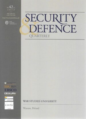 Okładka czasopisma Security & Defence Quarterly Nr 42 (2) 2023