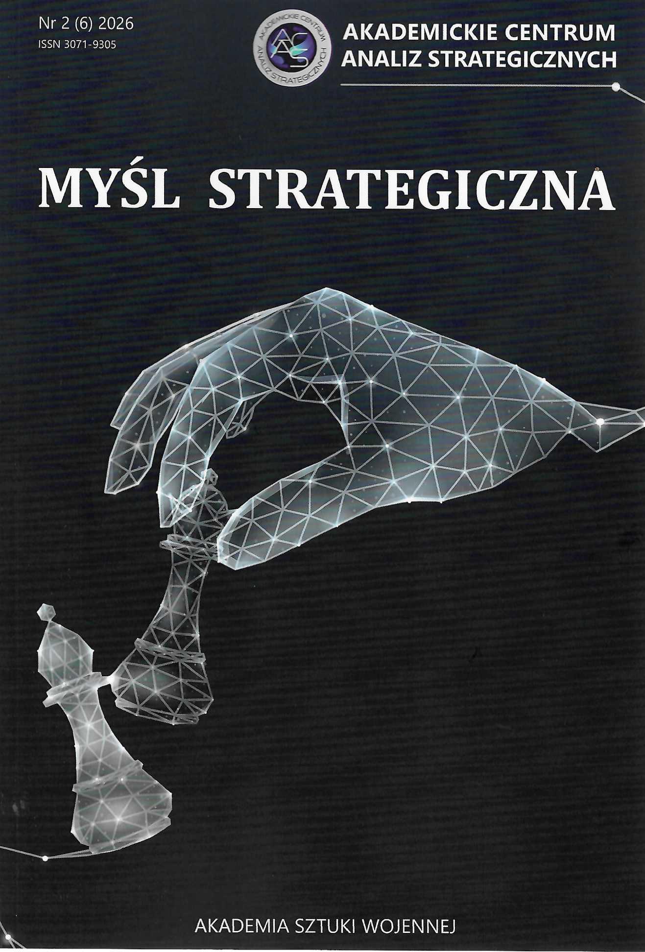 Okładka czasopisma Myśl Strategiczna Nr 2 (6) 2026, Redakcja Adam Jelonek